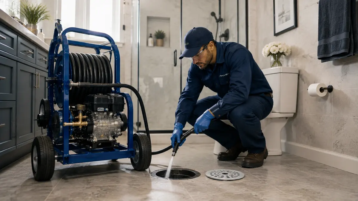 Bathroom Drain Hydro Jetting in Arroyo Grande
