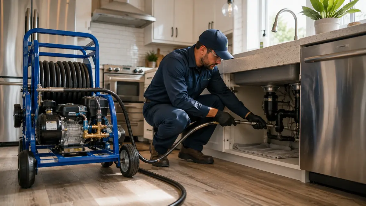 Kitchen Drain Hydro Jetting in Arroyo Grande